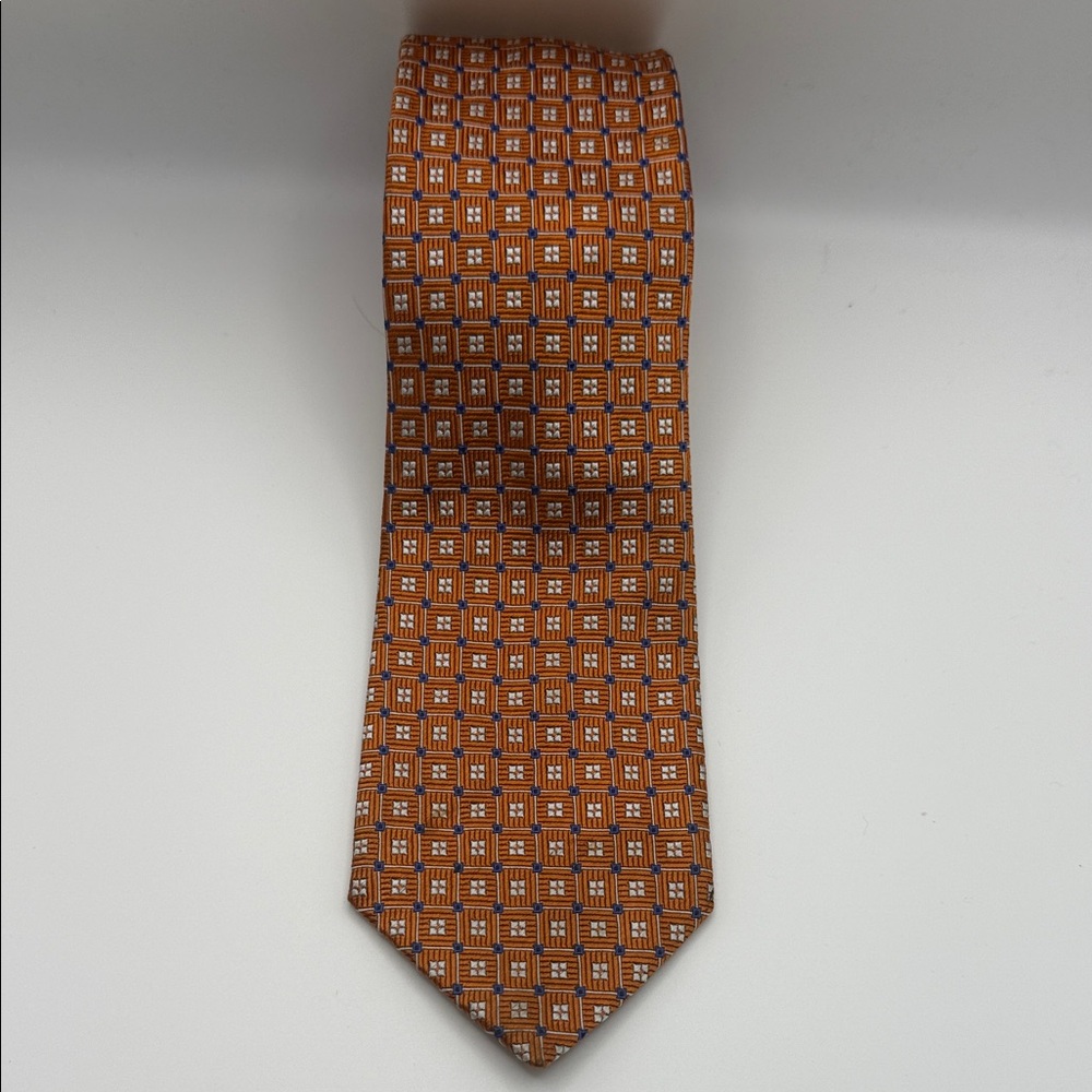 Jos. A. Bank Heritage Collection Geometric 100% Silk Tie, made in Italy
